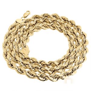10K Yellow Gold 10.75 mm Plain Solid Anchor Mariner Link Chain Necklace 22"- 30"