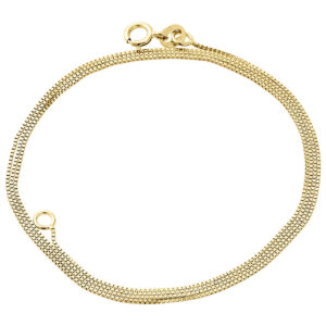 10K Yellow Gold 0.50mm Box Chain Necklace